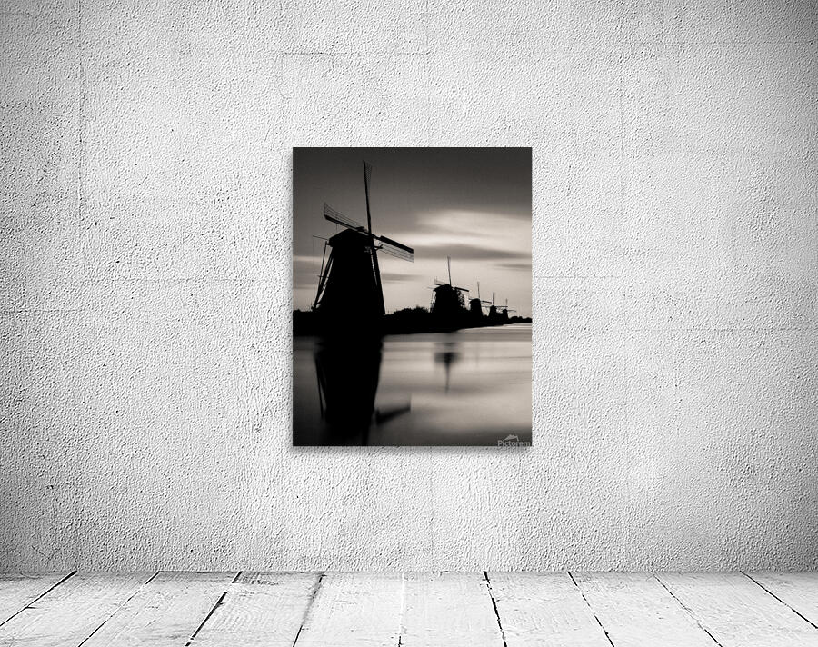 Kinderdijk Silhouette Wall Preview