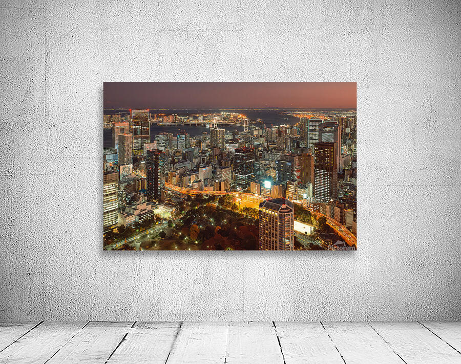 Nightfall Over Tokyo Bay Wall Preview