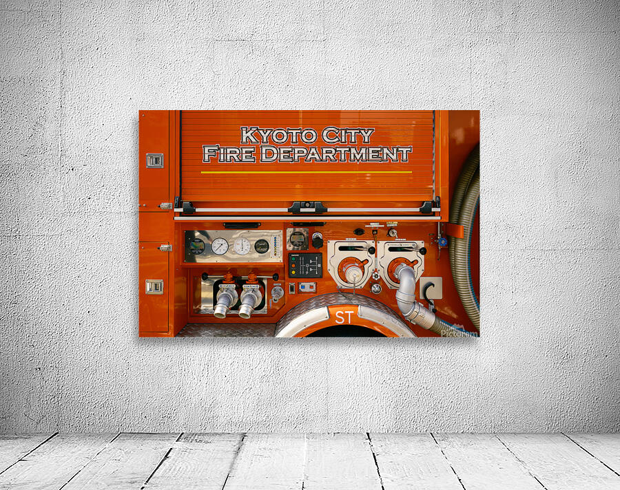 Kyoto City Fire Engine Wall Preview