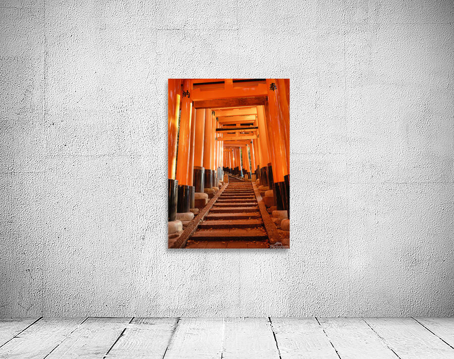 Torii Ascent at Fushimi Inari Wall Preview