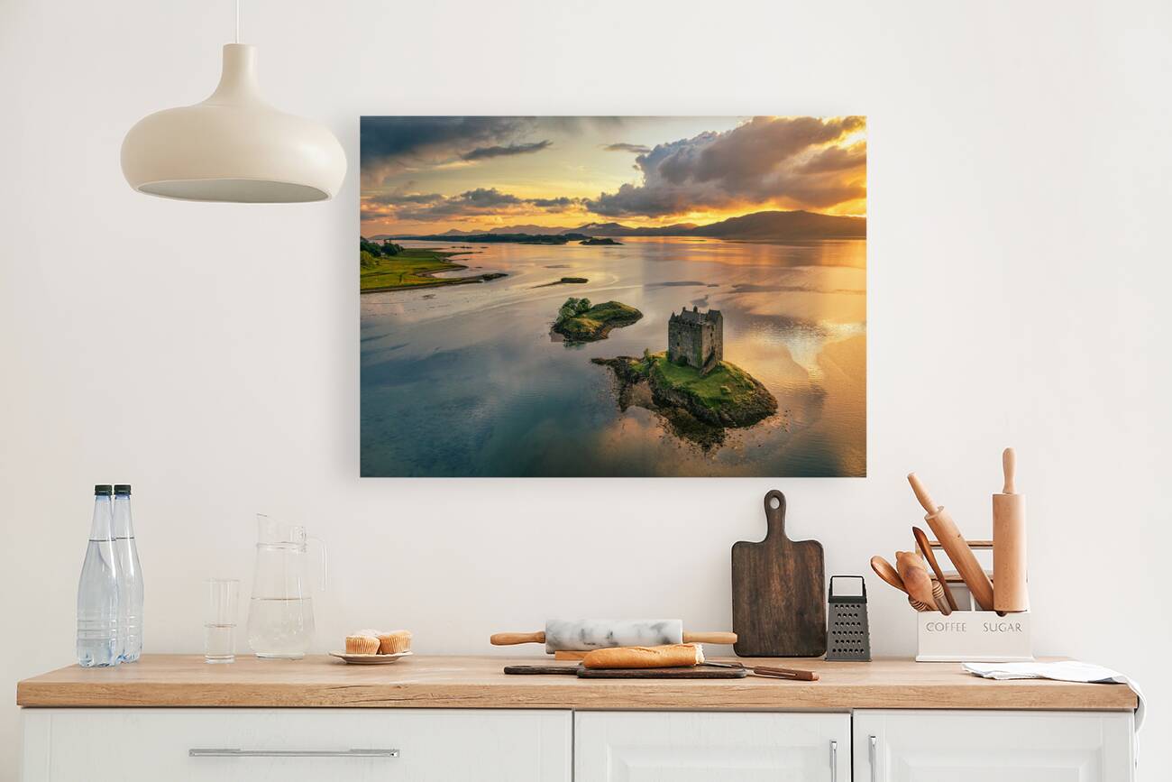 Castle Stalker Sunset Reproduction
