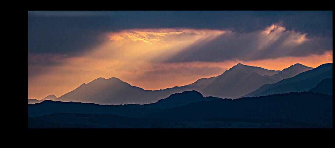 Snowdonia Sunset Reproduction
