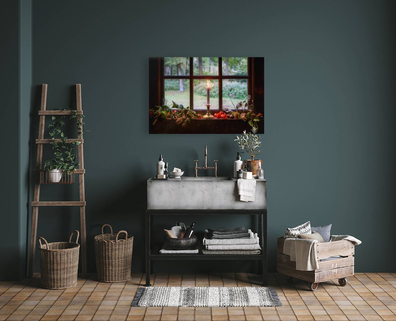 Farmhouse Candle Reproduction