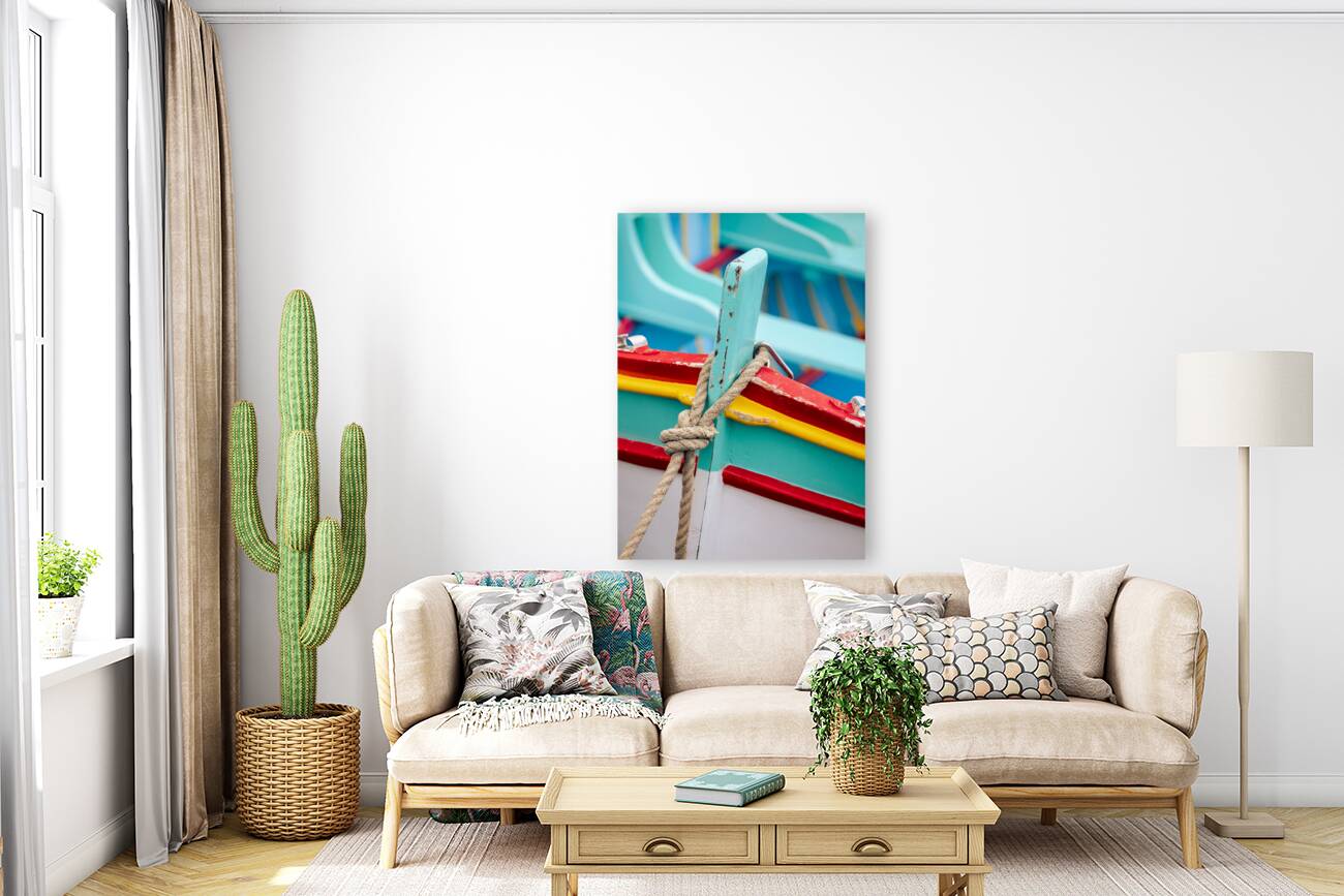 Maltese Luzzu Boat Tie Reproduction