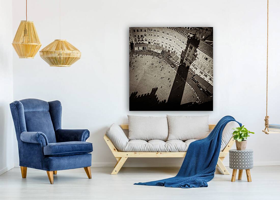 Siena from Above Reproduction