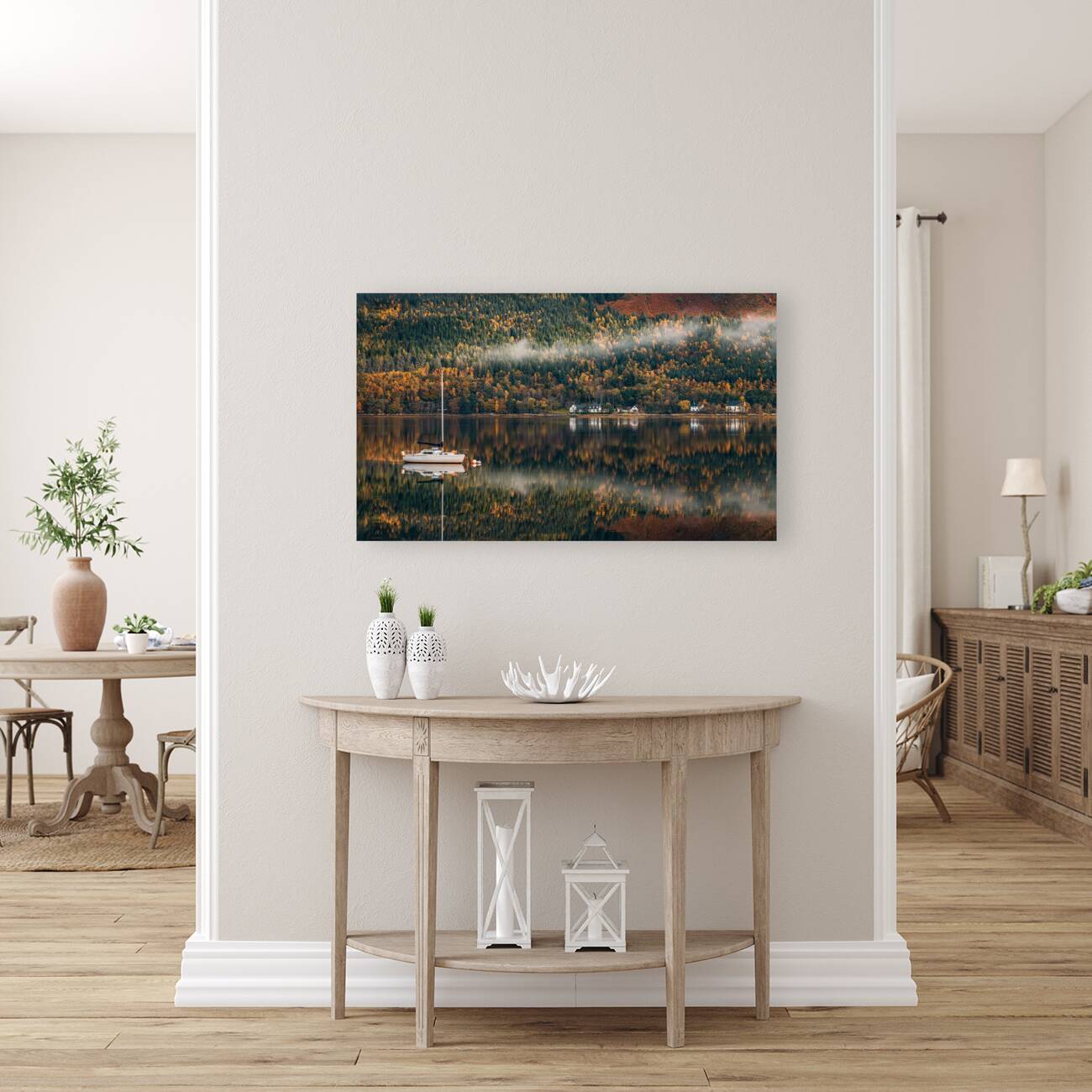 Autumn on Loch Duich Reproduction