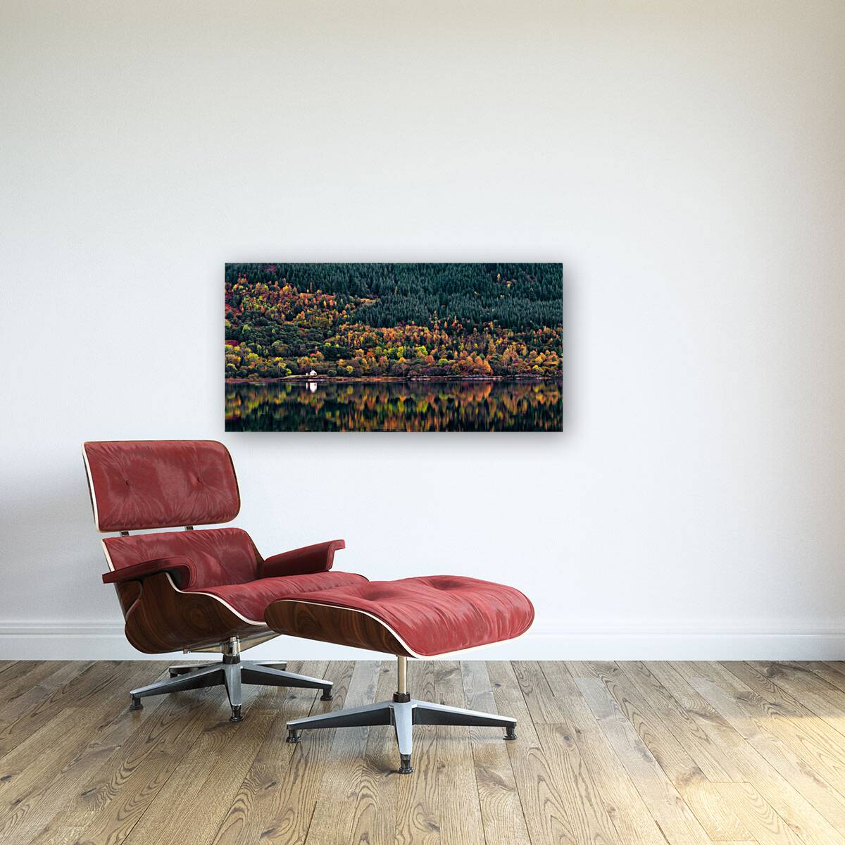 Loch Duich Autumn Reflections Reproduction