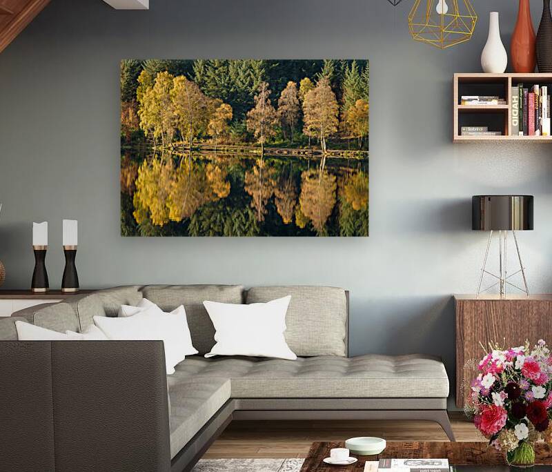 Autumn on Glencoe Lochan Reproduction