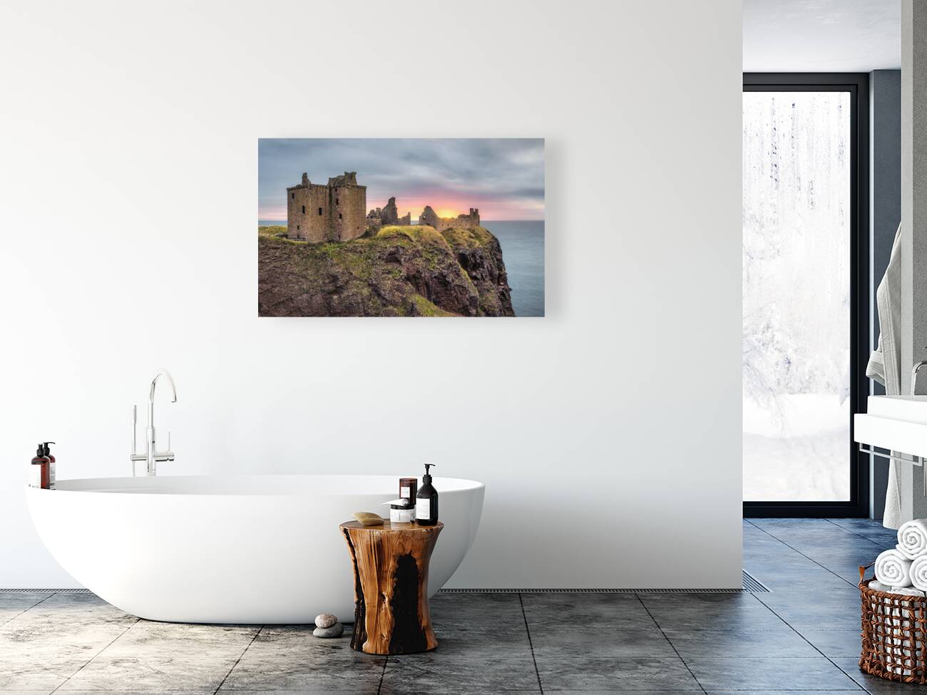 Daybreak at Dunnottar Reproduction