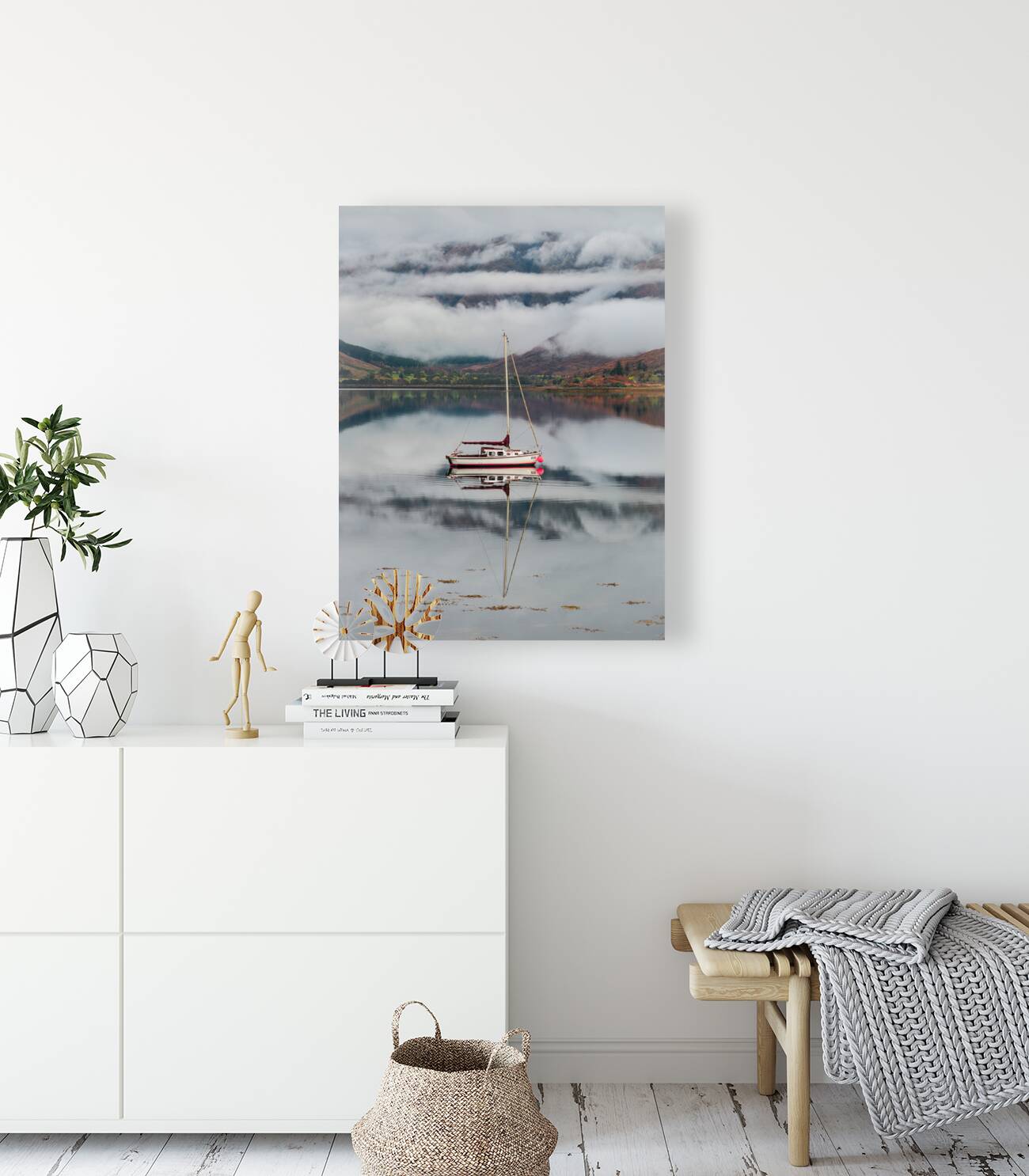 Moored on Loch Duich Reproduction