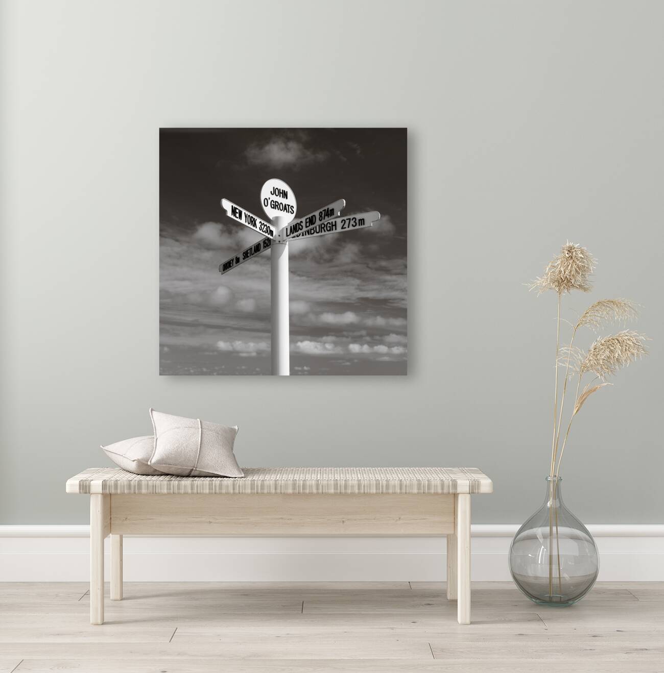 John O Groats Signpost Reproduction