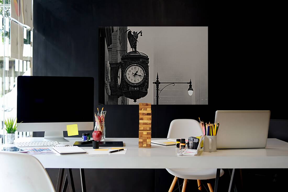 Father Time Clock Chicago Reproduction