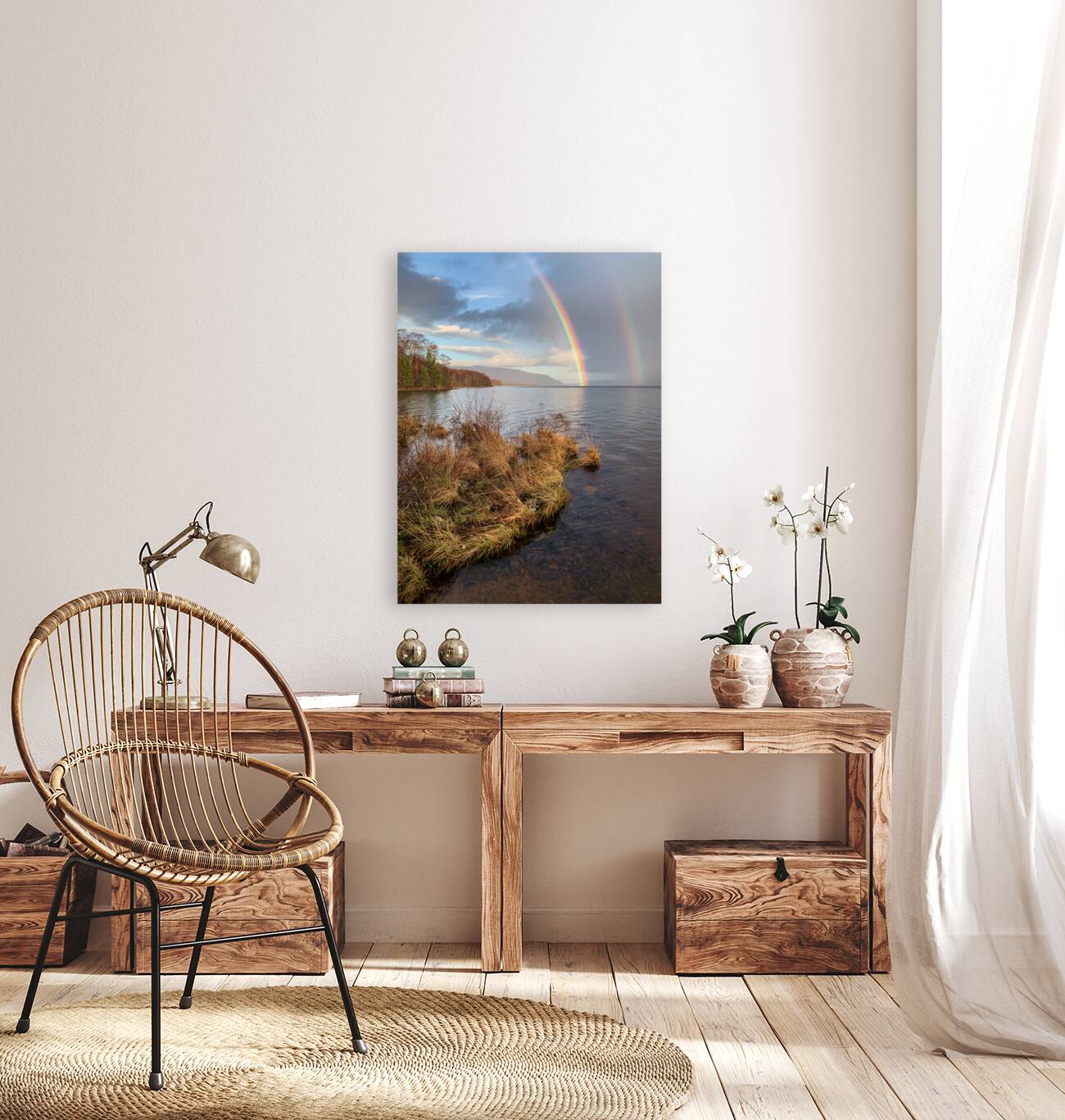 Loch Rannoch Rainbow Reproduction