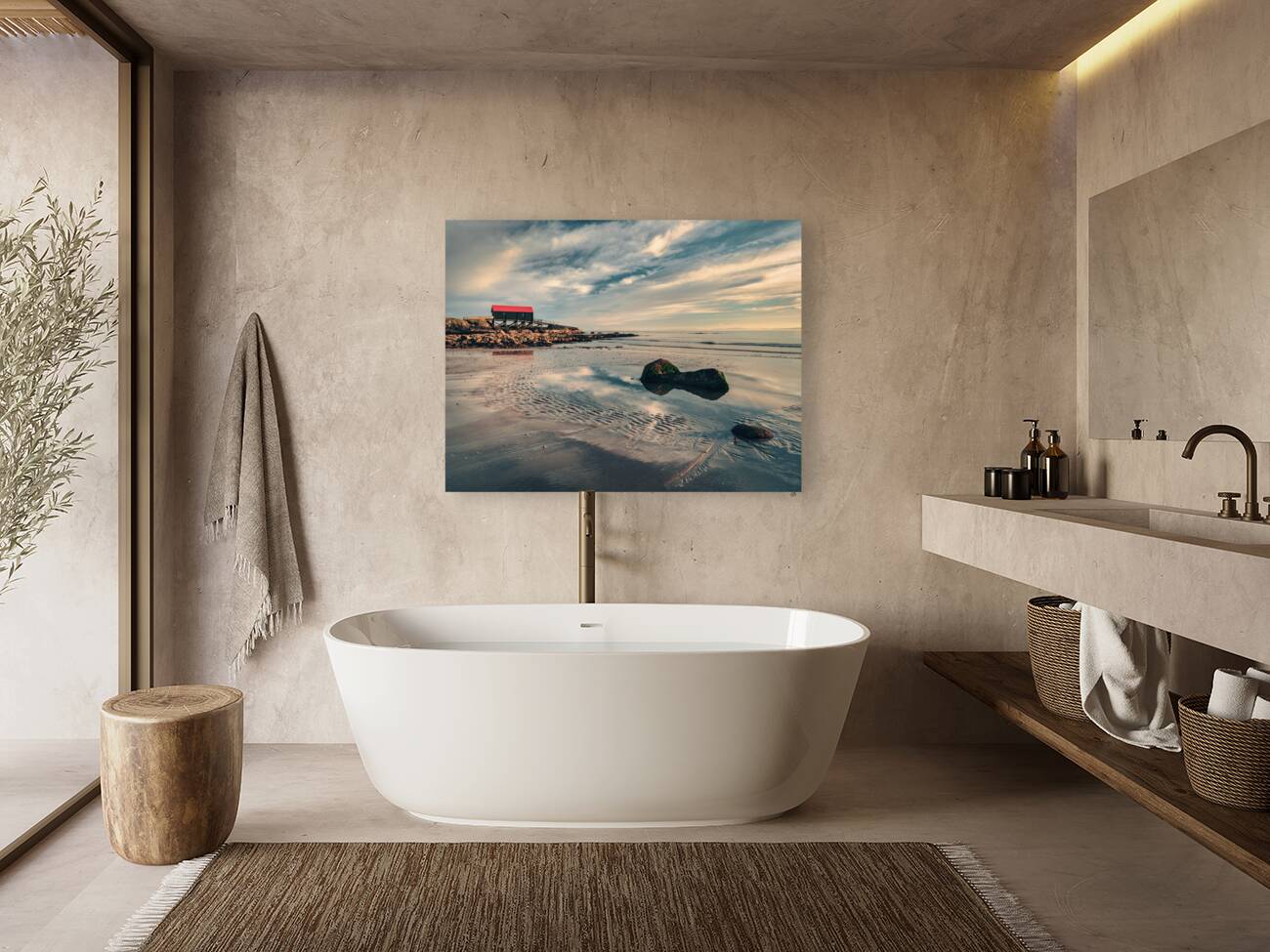 Dunaverty Beach and Lifeboat Station Reproduction