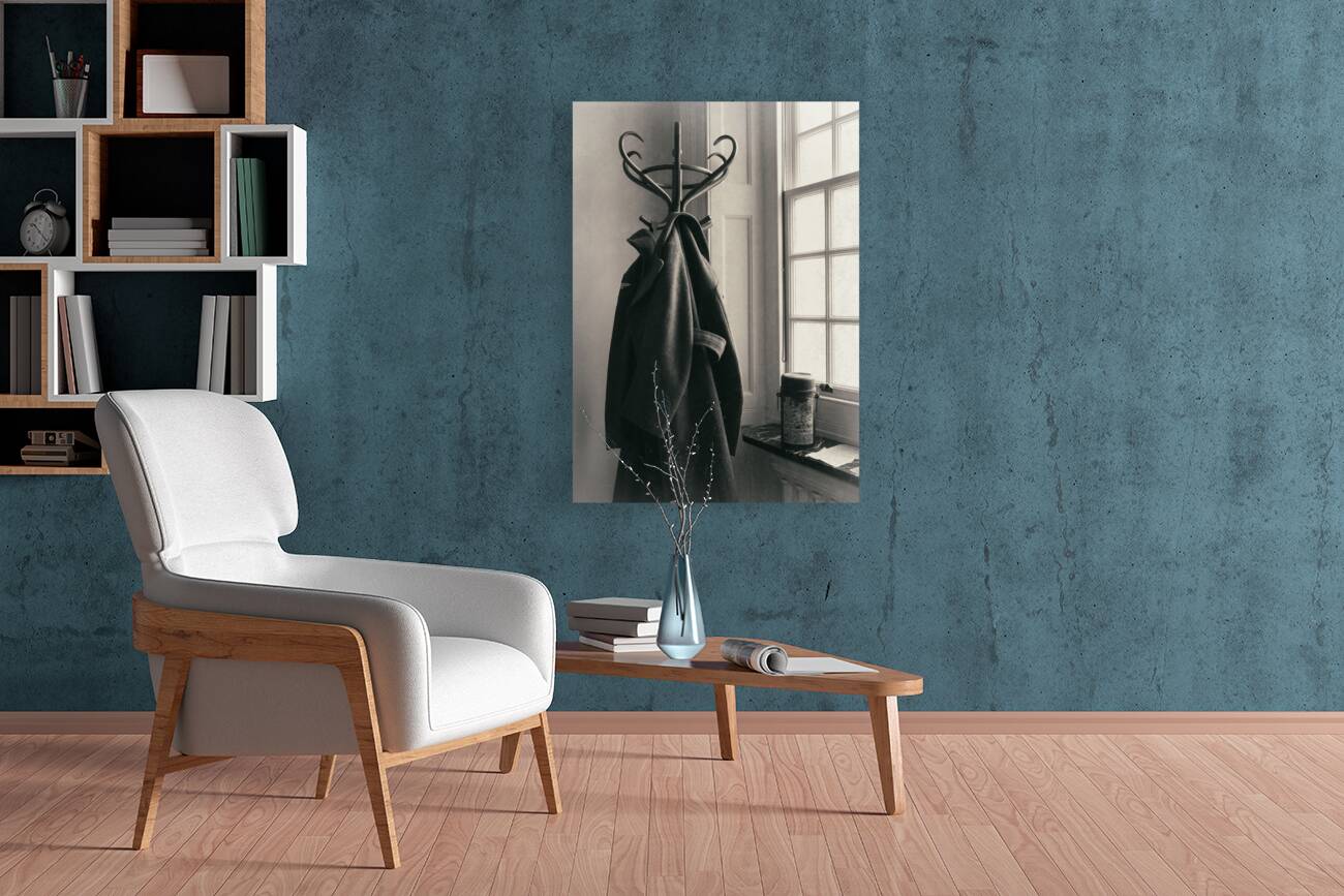 WW2 RAF Greatcoat and Thermos Flask Reproduction