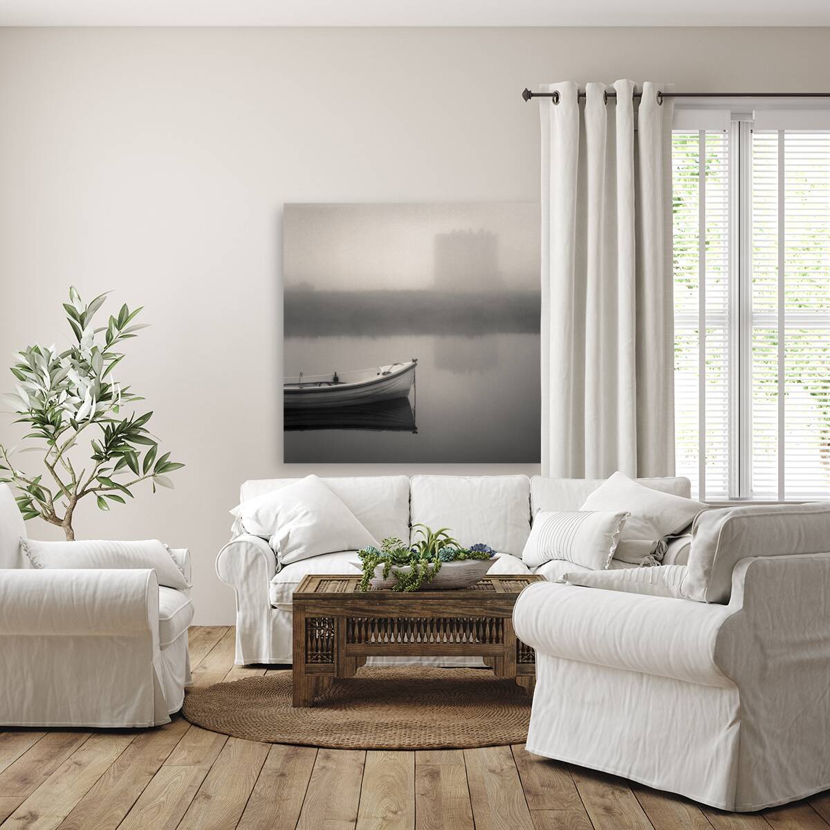 Threave Castle in the Mist Reproduction