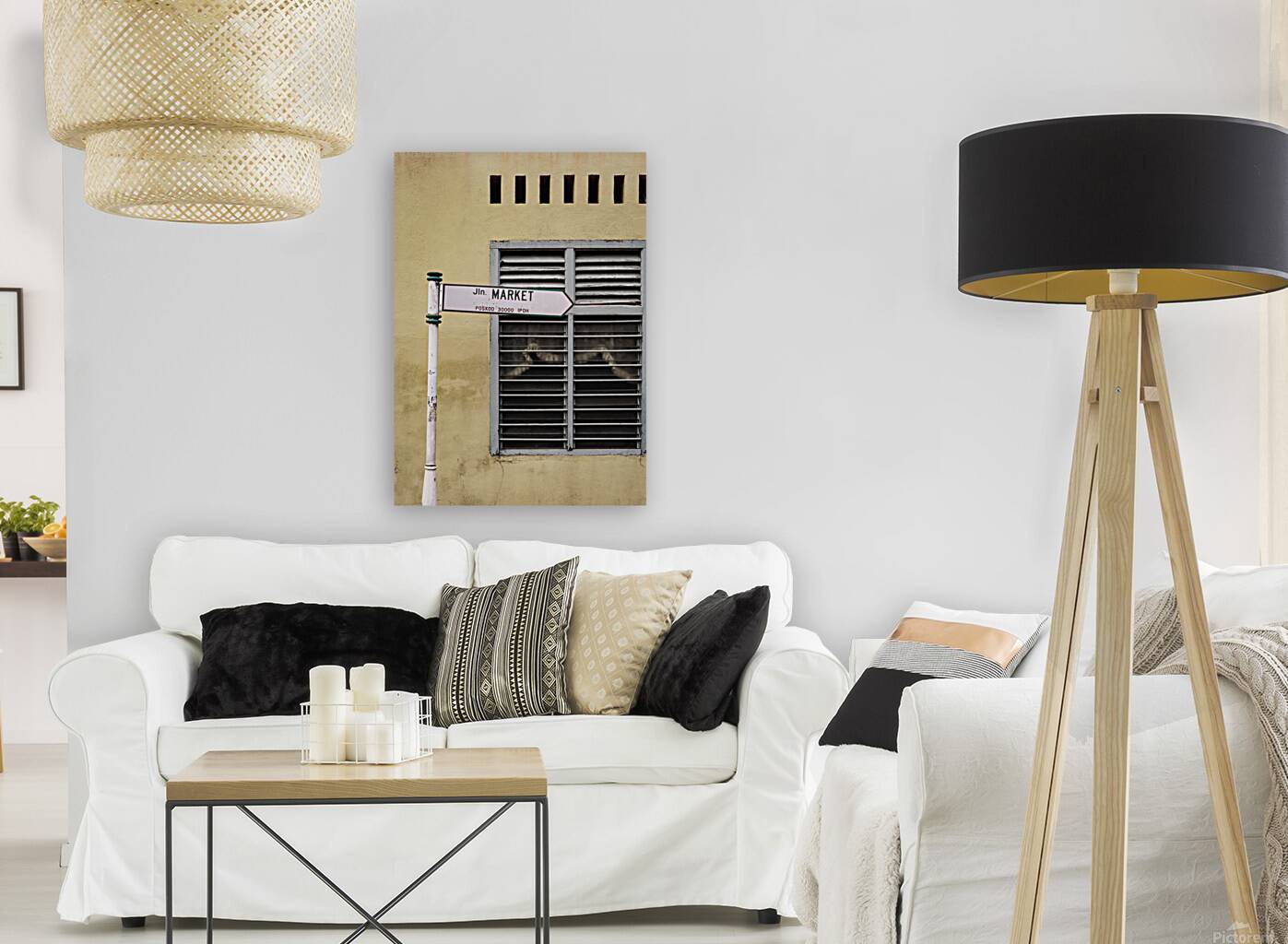 Ipoh Market Street Sign Reproduction