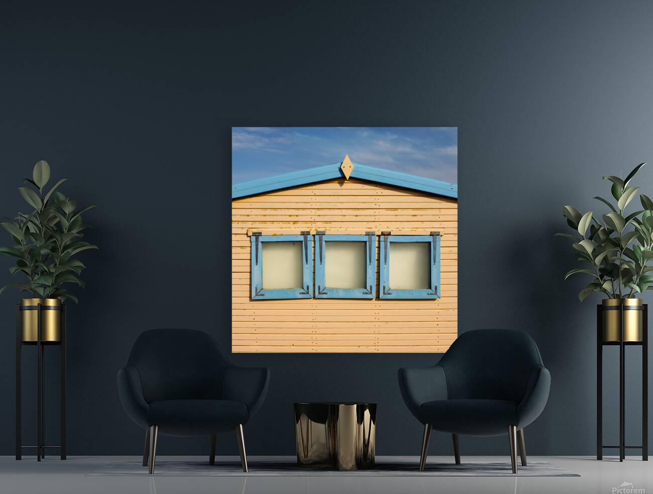 Three Blue Windows Reproduction