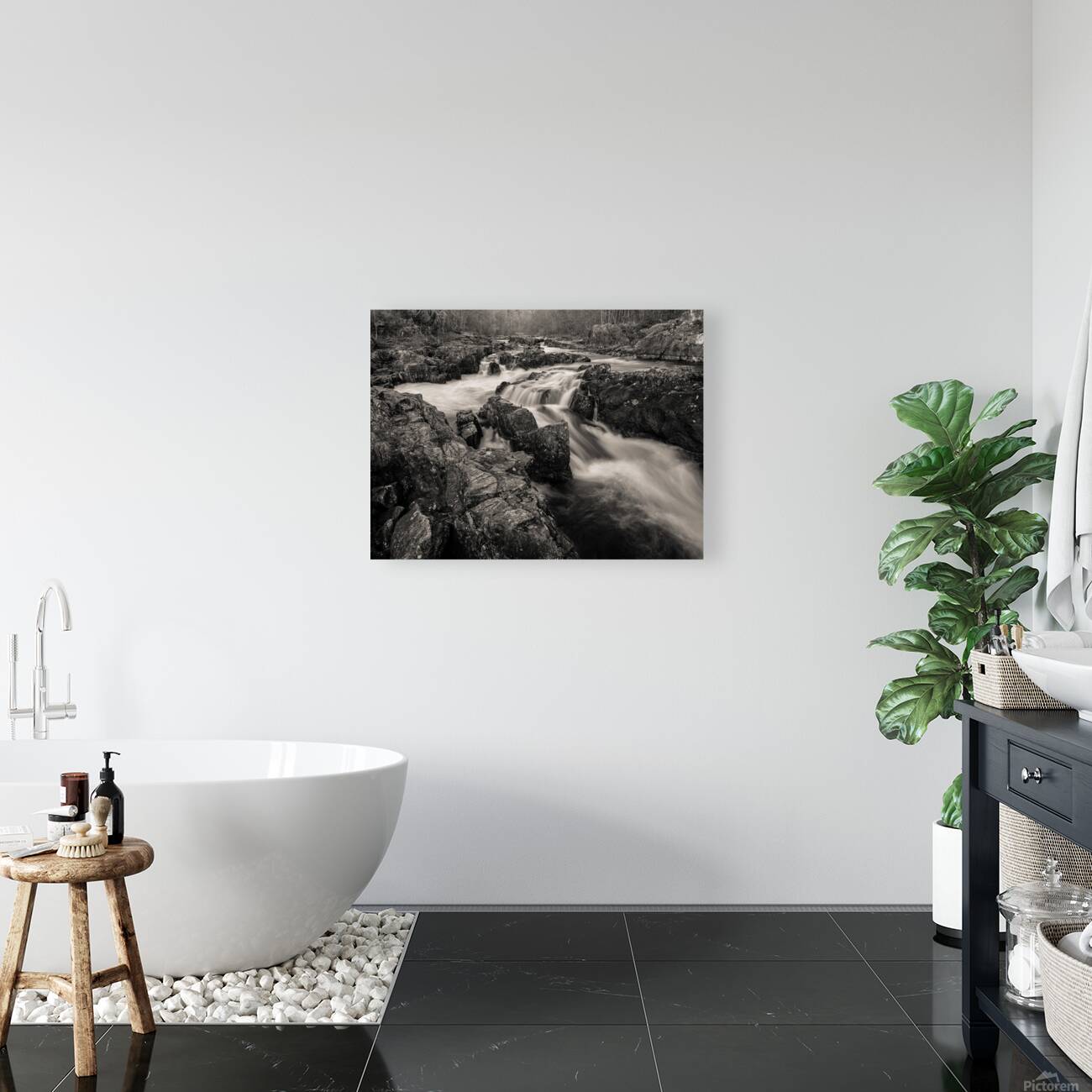 River Tummel Rapids Reproduction