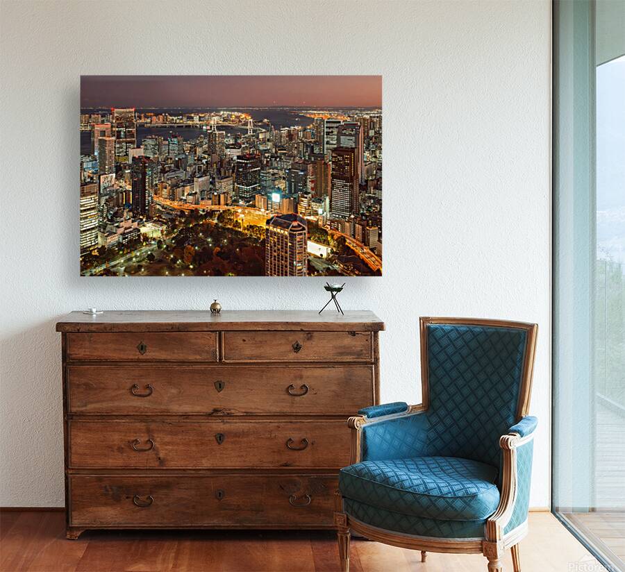 Nightfall Over Tokyo Bay Reproduction