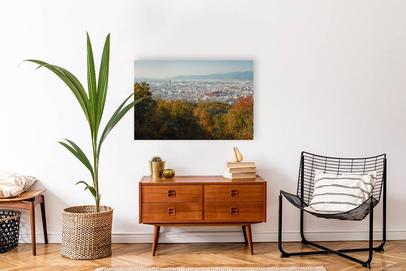 Kyoto from Fushimi Inari Taisha Reproduction