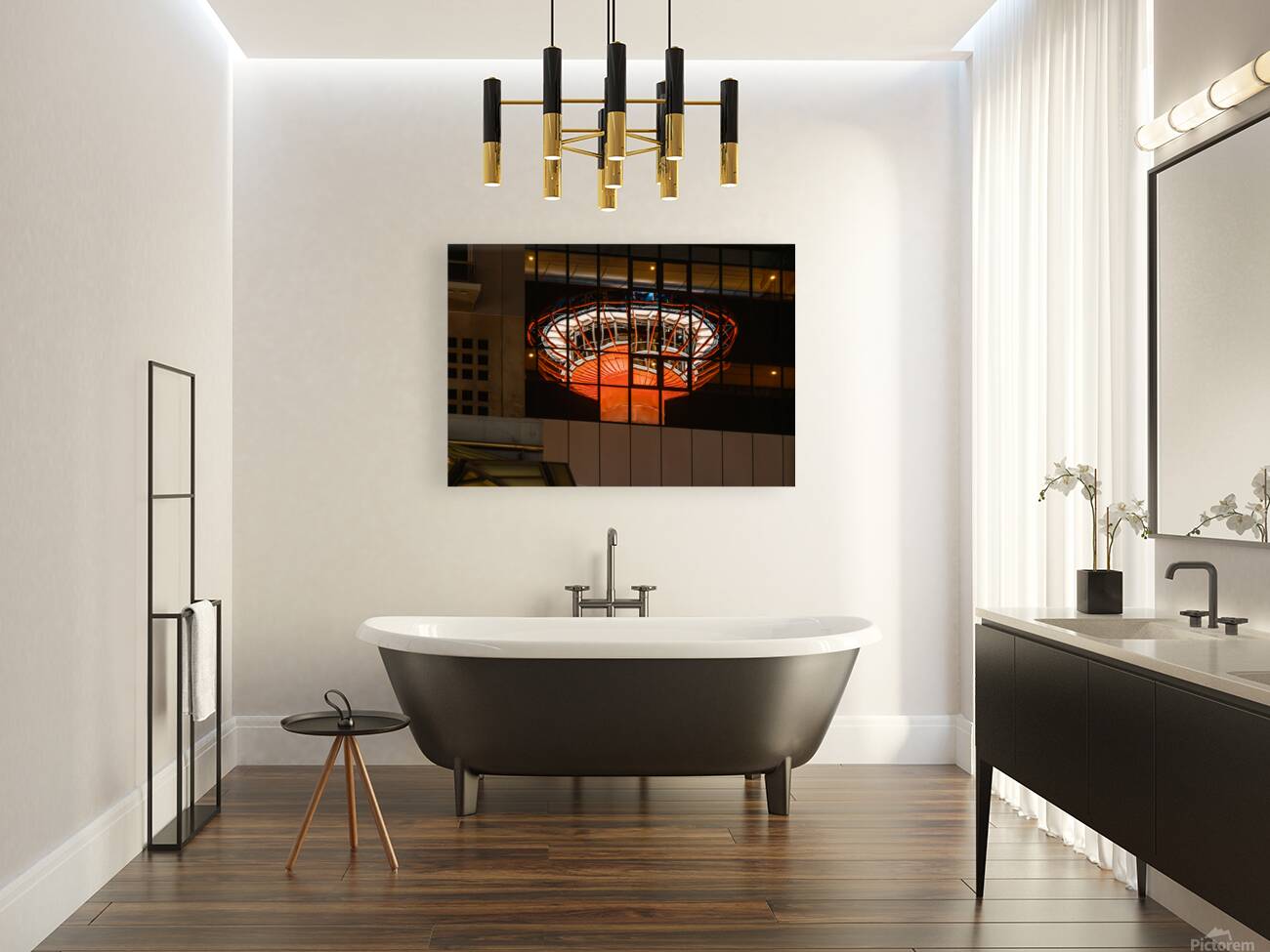 Kyoto Tower Reflection Reproduction