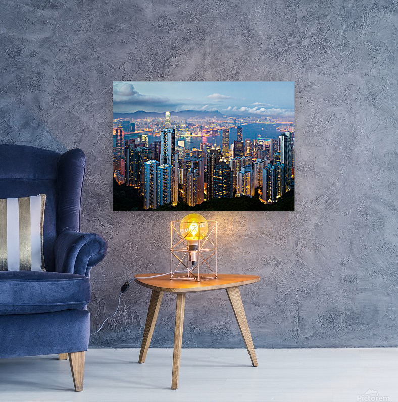 Hong Kong at Dusk Reproduction