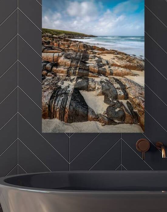 Hosta Beach Rocks by Dave Bowman