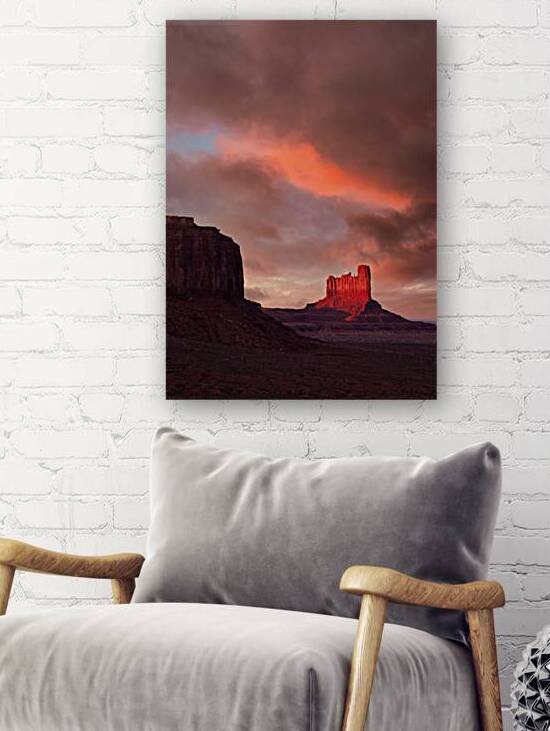 Sunset in Monument Valley by Dave Bowman