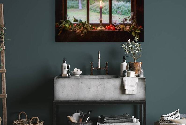 Farmhouse Candle by Dave Bowman