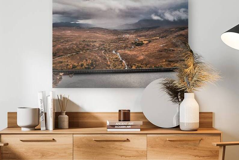 Cluanie Dam by Dave Bowman