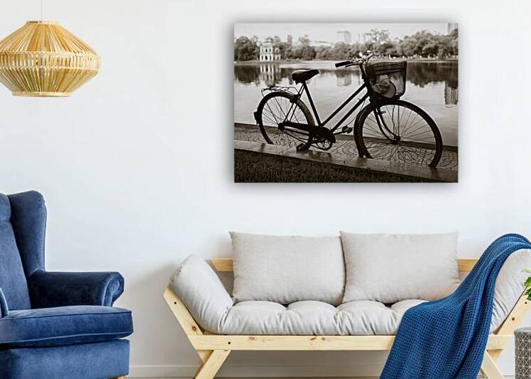 Bicycle by Hoan Kiem Lake by Dave Bowman