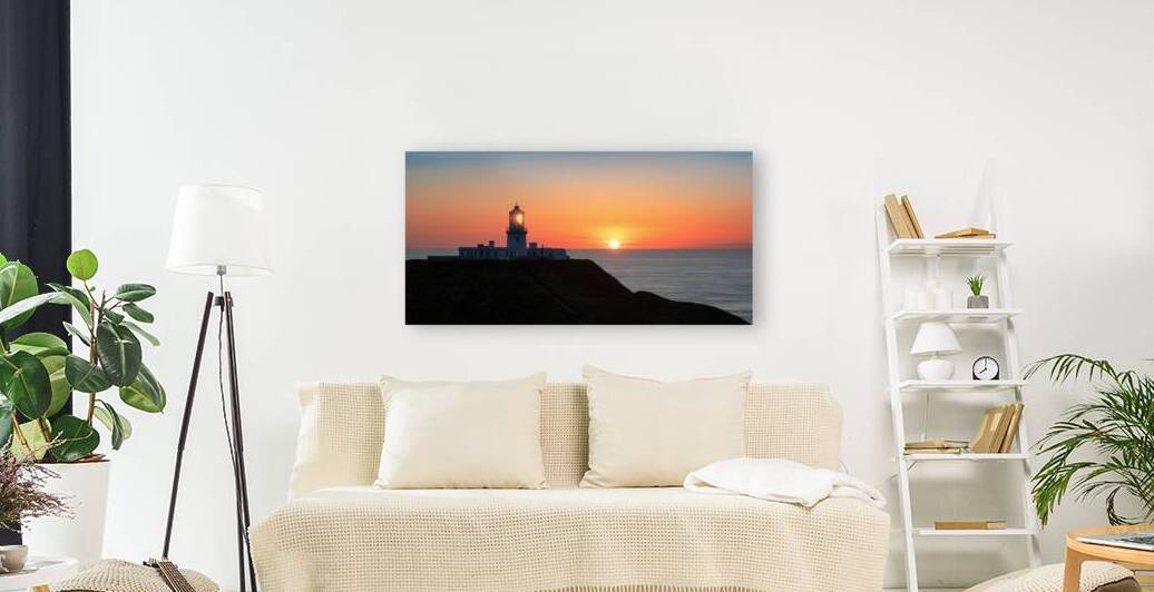 Strumble Head Sunset Panorama by Dave Bowman