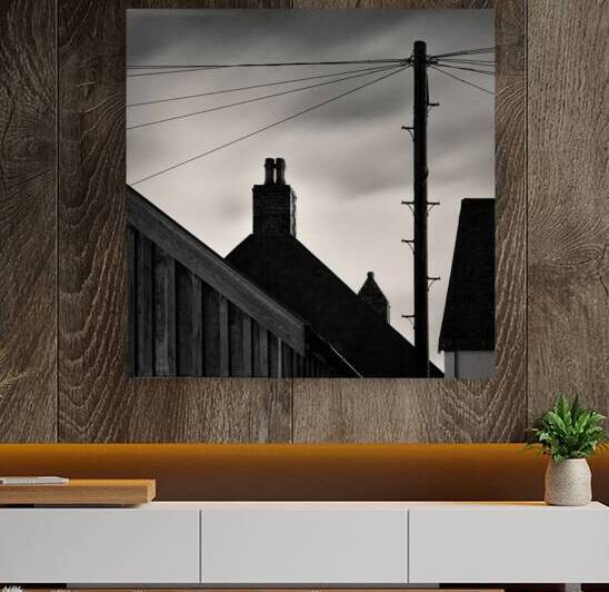 Footdee Rooftops at Dusk by Dave Bowman