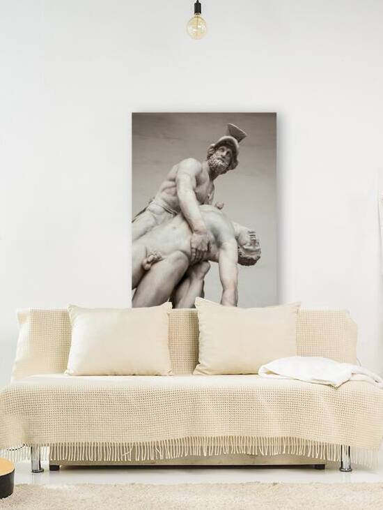 Menelaus Supporting the Body of Patroclus by Dave Bowman