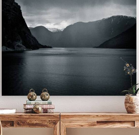 Fjord Rain by Dave Bowman