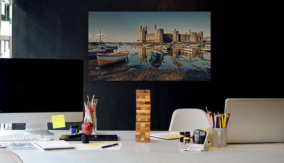 Caernarfon Castle by Dave Bowman