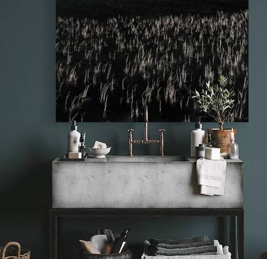 Loch Awe Reeds by Dave Bowman