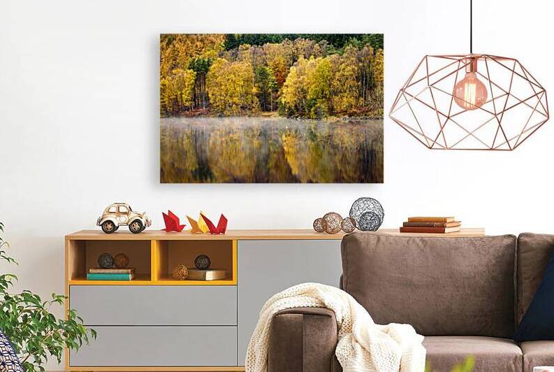 Autumn on River Tummel by Dave Bowman