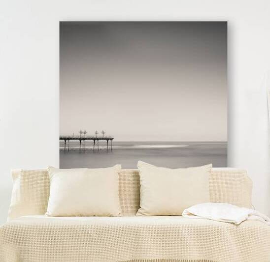 Four Trees on a Pier by Dave Bowman