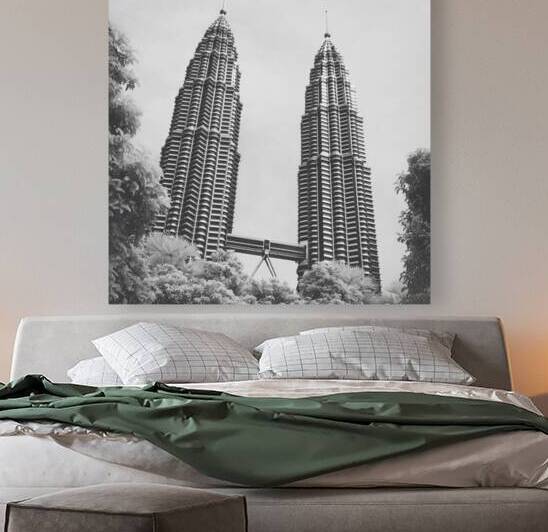 Petronas Towers Infrared by Dave Bowman