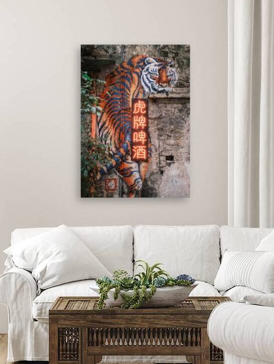Wall Tiger by Dave Bowman