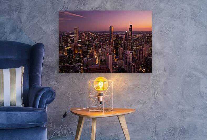 Chicago at Dusk by Dave Bowman