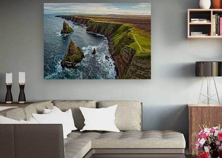 Duncansby Head Coastline and Stacks by Dave Bowman