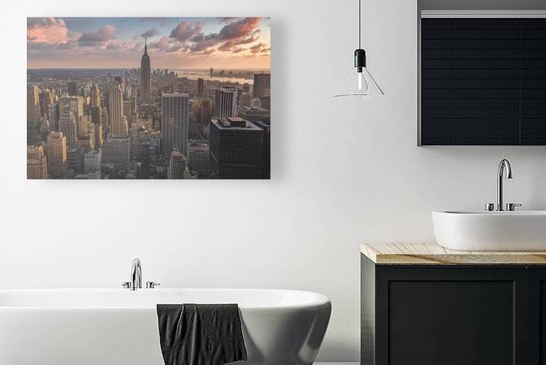 New York Sunset by Dave Bowman