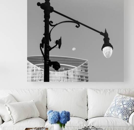 Moon Over River Point by Dave Bowman