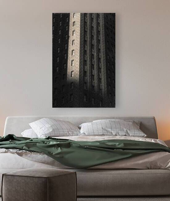 Sunlight on the Allerton Hotel by Dave Bowman