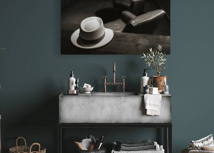 Panama Hat and Chairs by Dave Bowman