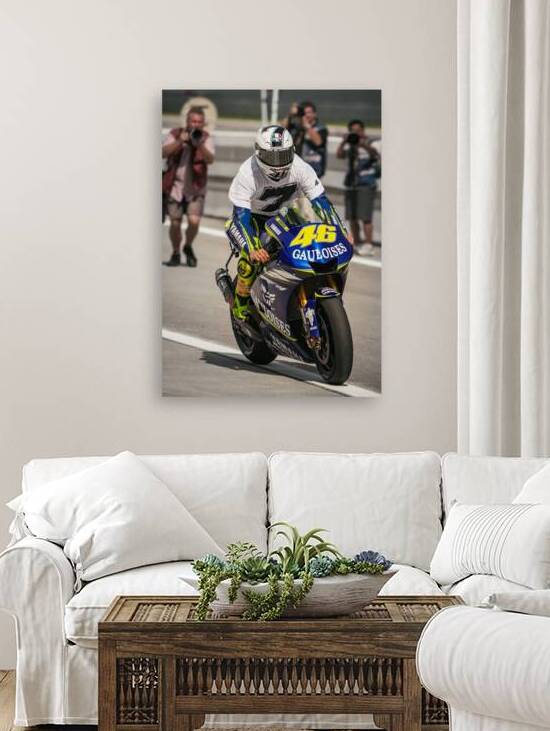 Valentino Rossi MotoGP Title No 7 by Dave Bowman