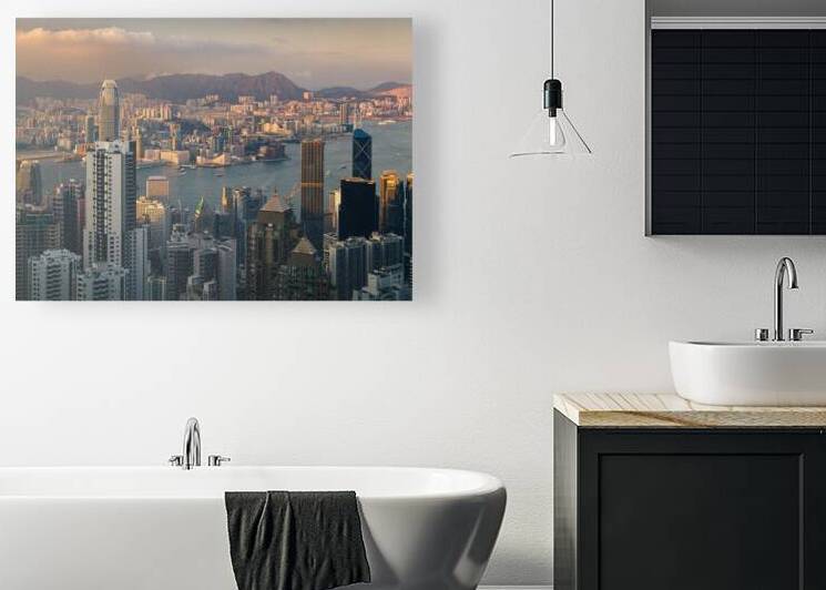 Hong Kong Sunset by Dave Bowman